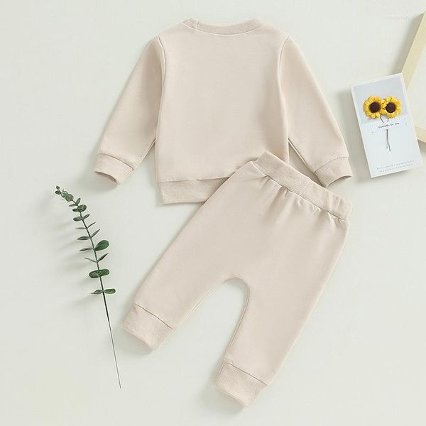 Set di abbigliamento Vestito per bambina a maniche lunghe Felpa con cappuccio per ragazza di papà e pantaloni elastici Set vestiti autunnali carini per bambini