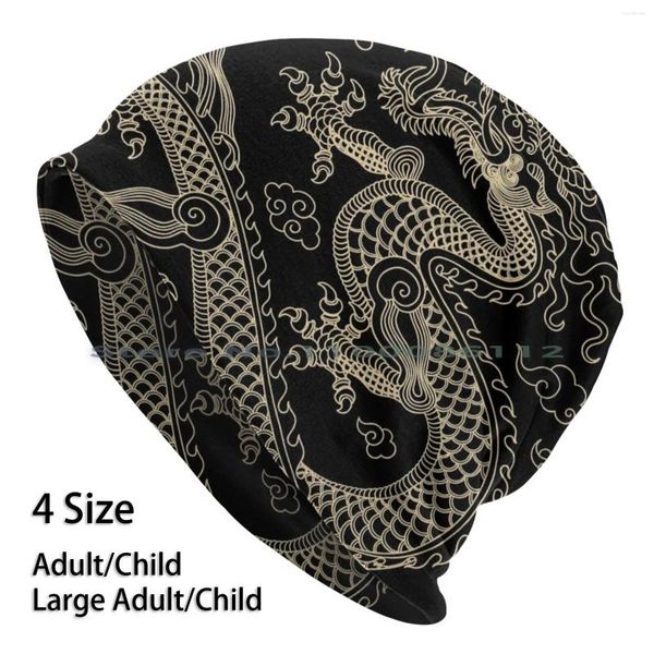 Berets Gorros de Ouro Chapéu de Malha Chinês China Asiático Tradicional Tribo Étnica Tribal Fantasia Mítica Besta Animal Manga Idéia