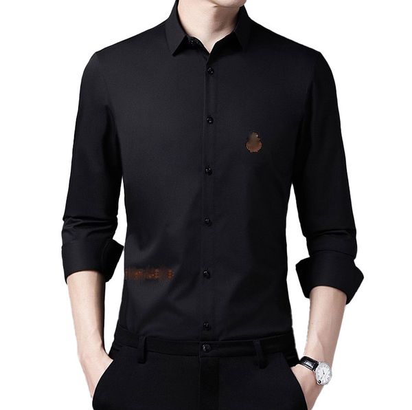 Весенне-осенняя хлопковая рубашка мужская с длинными рукавами и несколькими карманами, однотонная, деловая, для отдыха, работы, молодежная, для стирки, тренерское пальто