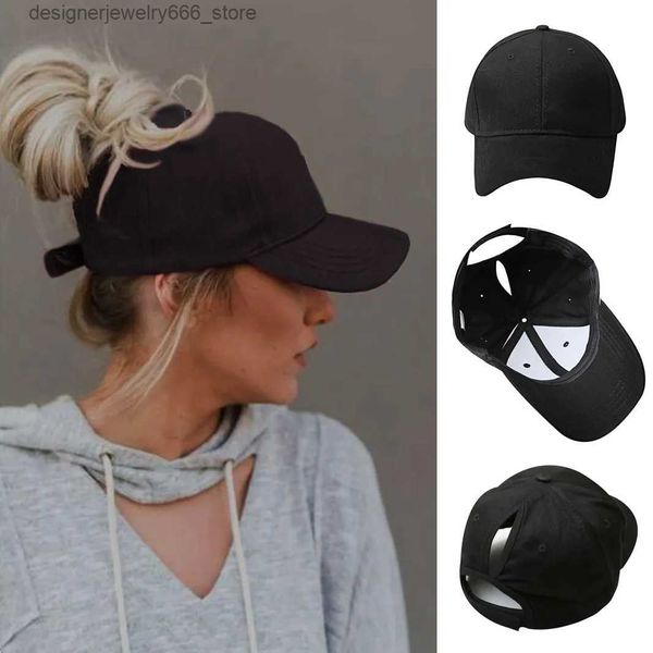 Ball Caps Hohe Pferdeschwanz Baseball Kappe für Frauen Frühling Sommer Sonnenhut Laufen Snapback Hut Messy High Bun Frauen Caps weibliche Q231009