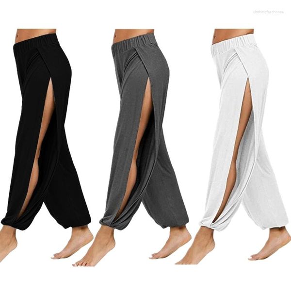 Damenhose, Haremshose, Schlitz, Yoga, Tanz, Badeanzug, Badeanzug, Badebekleidung