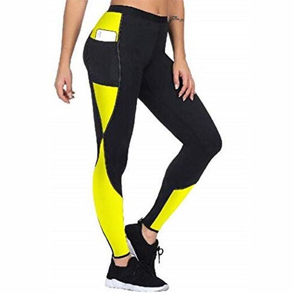 Nuovi pantaloni da donna Donna che riscalda il sudore Sauna Pantaloni in neoprene Legging Mutandine di controllo Body Shaper Vita Trainer Dimagrante Shapers 22767