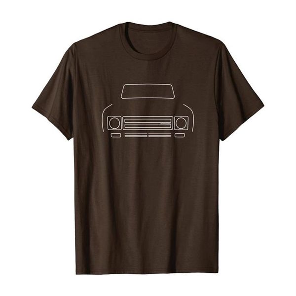 T-shirt con profilo SUV 4x4 vintage International Harvester Scout II239a