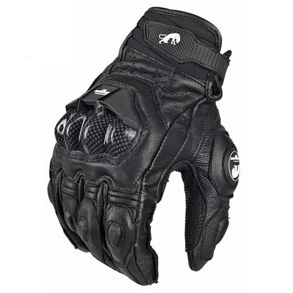 Herren 4 Season Driving Supertech Schwarz Weiß Motorrad Lederhandschuhe Rennhandschuh Motorrad Rindsleder Rennrad Ritter 211009242K