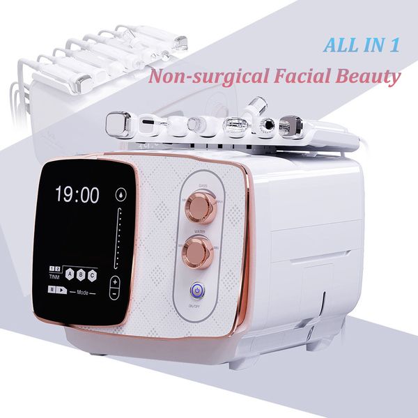 Große Werbung! 7 In 1 tragbare kleine Blasen Ultraschall Aqua Peel Fael Face Heben Hydra Dermabrasion Beauty Machine Multifunktionale Schönheitsausrüstung