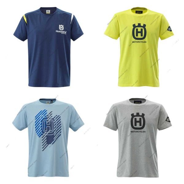 2023 camisetas masculinas raposa roupas de ciclismo fora de estrada motocicletas huswana arena floresta estrada secagem rápida montanha downhill corrida