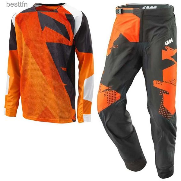 Altro Abbigliamento Alta QuanlityNEW 2023 GRAVITY FX MX Pantaloni da motocross Set da corsa Set da mountain bike Tuta da motociclista Combinazione TopL231007