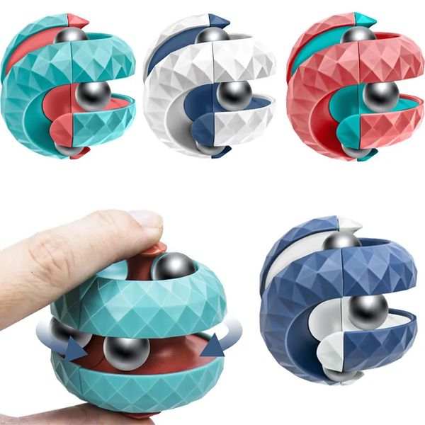 Brinquedo de descompressão crianças orbit bola cubo anti estresse brinquedos sensoriais fidget para crianças spinner presentes foco treinamento 231007