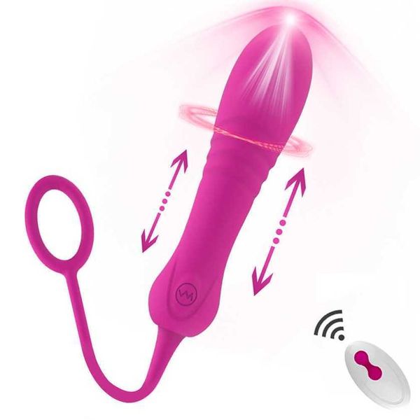 giocattoli del sesso per adulti per le donne Spinta vibratore del vibratore Donne Potente g Spot Stimolazione anale del clitoride 8 Azione di spinta Giocattolo del sesso per adulti Masturbazione femminile