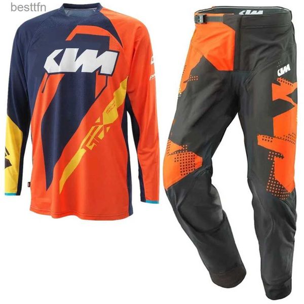 Andere Bekleidung Hochqualit2023 NEUE Männer MX Gear Set Combos Moto ATV Und Hosen Motocross MTB Off-road Dirt Bike Kleidung Racing Anzug MännerL231007