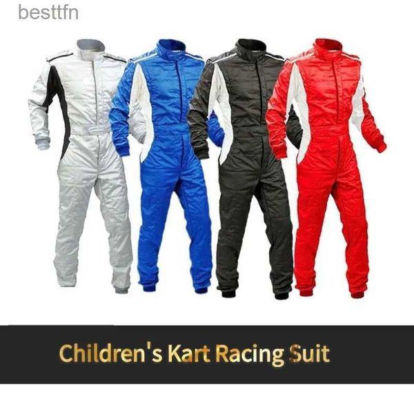 Others Apparel Children's Auto Go Karts Racing Suit Protective Training Clothing Child Motorcycle Riding Overalls Suits Kids ATV CombinationL231007