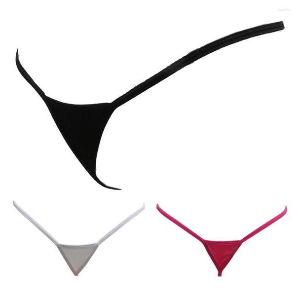 Cuecas masculinas sexy oco elástico briefs bikini roupa interior masculina mini t-back tanga erótica g-strings respirável bulg265s