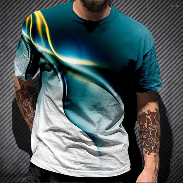 T-shirt da uomo 2023 Estate Uomo Bambini 3D Stampa Girocollo Traspirante Manica corta Street Casual T-shirt Truck Top Tee