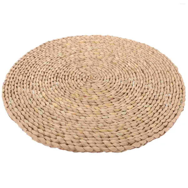 Almofada de palha de estilo japonês Futon Seat S Cattail Grass Yoga Meditation Pad