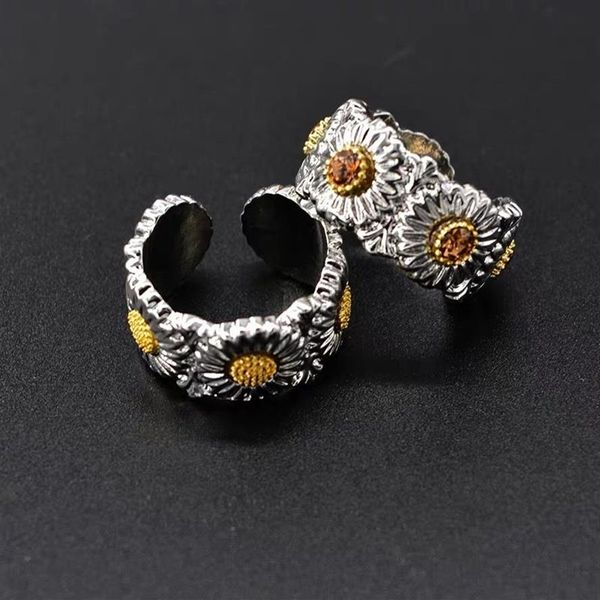 G-образные кольца с драконом, маленькие ромашки и бриллианты, кольцо в стиле хип-хоп, браслет для пары308T
