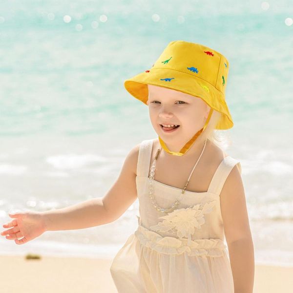 Boinas bebê menina chapéu de sol praia ao ar livre com boné largo