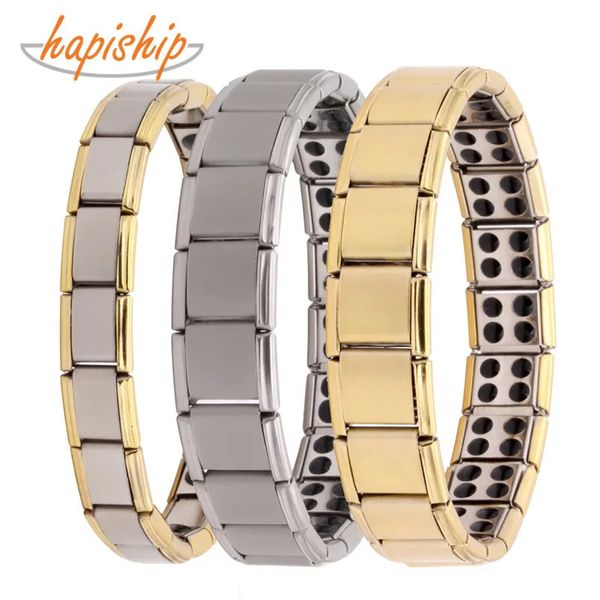 Charme Pulseiras Hapiship Turmalina Energy Balance Pulseira Cuidados de Saúde Jóias Para Homens Mulheres Germânio Bangle Gem10 231006