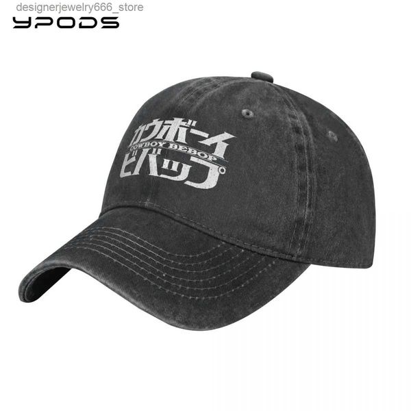 Bonés de bola Cowboy Bebop Boné de algodão de beisebol Homens Mulheres Design Hat Trucker Snapback Dad Hats Cap Q231009