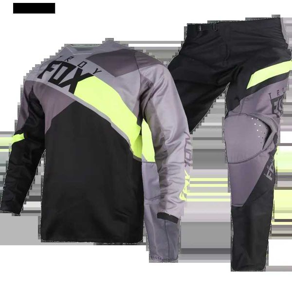 Altro Abbigliamento Spedizione gratuita Moto Downhill Bike Offroad MX ATV Dirt Gear Set Tuta da corsa su strada Scooter Equitazione Mountain Kit da uomoL231007