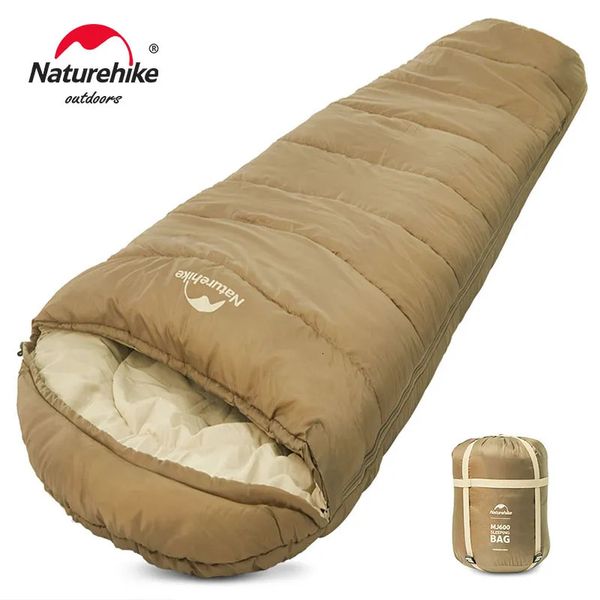 Schlafsäcke Tasche MJ300 1 leicht MJ600 12 Mummy Outdoor Camping Baumwolle Winter 231006