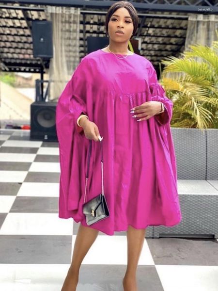 Ethnische Kleidung Afrikanisches Kleid Für Frauen Dashiki Mode Plissee Lose Große Größe Türkei Afrika Abaya Robe Femme Streetwear Nigerian