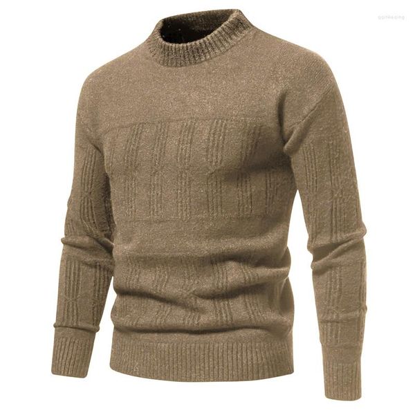 Maglioni da uomo 5 stili 2023 Maglione lavorato a maglia pullover elastico delicato sulla pelle autunno e inverno