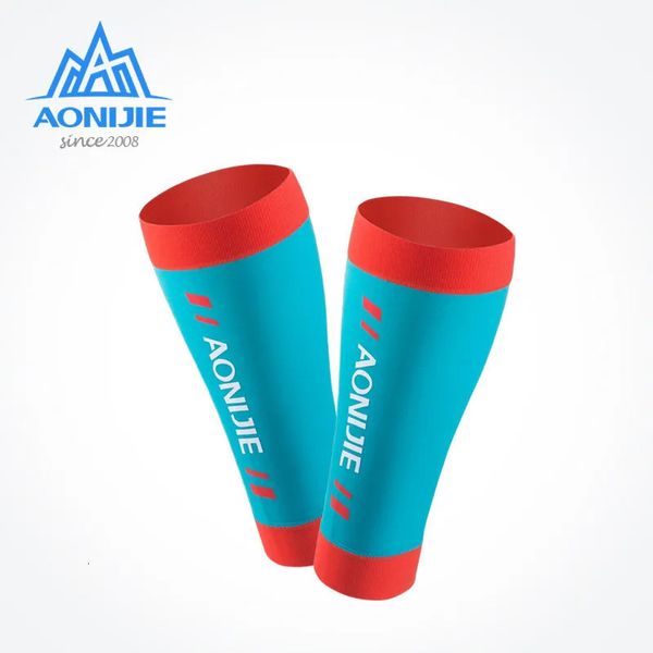 Scaldamuscoli AONIJIE 1 paio Leggings protettivi Sport Compressione Polpacci Sicurezza Traspirante Caldo Corsa Escursionismo E4068 E4405 231007