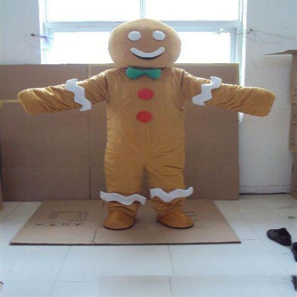 NEWcookies детский костюм персонажа из мультфильма Пряничный человечек талисман талисман на заказ продукты на заказ 246N