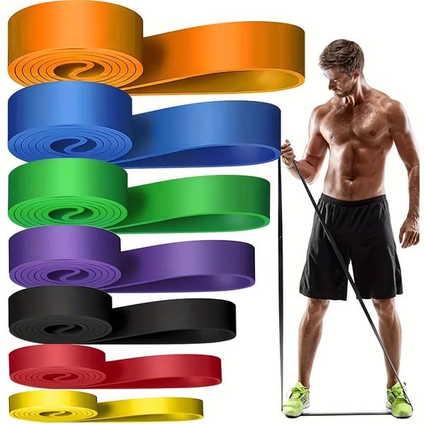 Fasce di resistenza Attrezzature da palestra Fitness elastico Sport Esercizio a casa Bodybuilding Leghe di gomma Body building portatile 231007