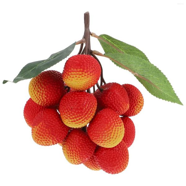 Decorazione per feste Modello di corda di frutta Figurina decorativa Giocattoli educativi per bambini Modelli a forma di fragola Bambini in plastica per bambini