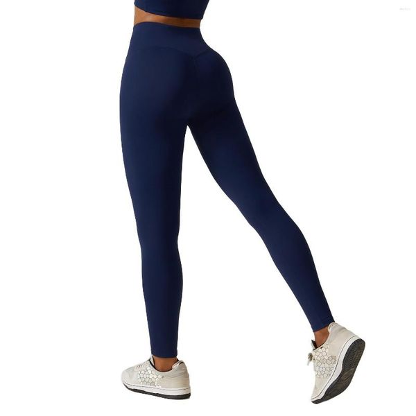 Aktive Hose, hohe Taille, Hip-Lift, Yoga, Damen, Outdoor, Radfahren, Sport, Laufen, Fitness, schnell trocknend, nacktes Gefühl, dünn