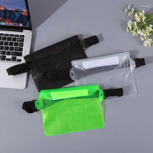 Depolama torbaları eğik arka bel çantası cep telefonu kuru dalış su geçirmez ceket paket servisi sürücüsü şarj edilebilir yüzme sürüklenmesi dokunmatik ekran