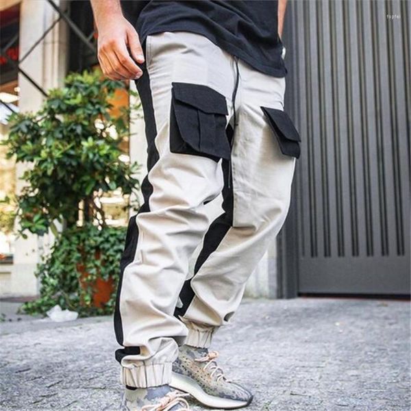 Männer Hosen Marke Männer Trend Cargo-Shorts Brief Drucken Tasche Sommer Mode Lässig Gerade Männlich