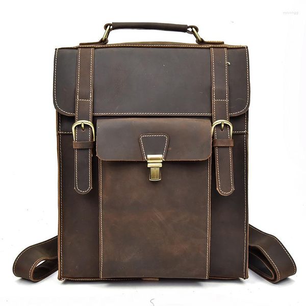 Rucksack 2023 Retro herren Umhängetaschen Für Männer Laptop Tasche Hohe Qualität Rucksäcke Studenten frauen Handtasche