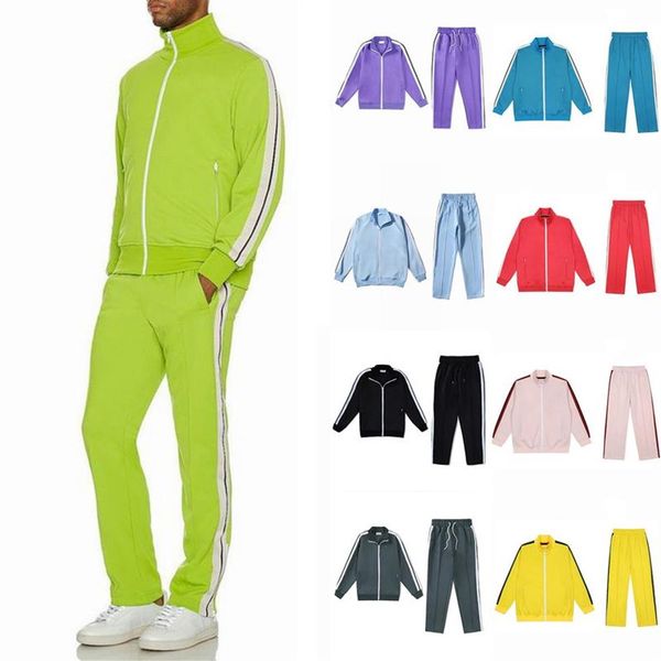 Tracksuits Hoodies Mens Womens Jaquetas Com Capuz Moletons Ternos Mens Conjuntos Track Sweat Terno Casacos Homem Designers Palms Calças Sweatshi232i