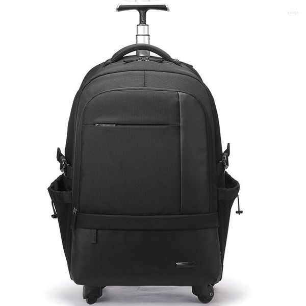 Koffer Mann Rollgepäck Rucksäcke Taschen Trolley-Tasche mit Rädern Reise-Rucksack mit Rädern für Business-Kabinenkoffer