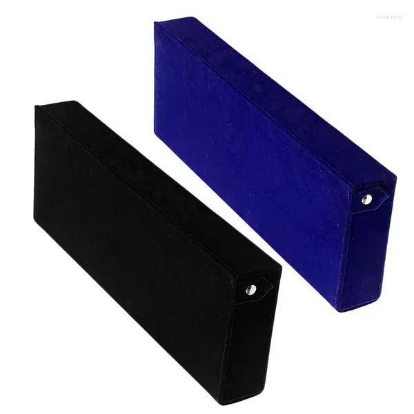 Acessórios de moda 2x8 slot óculos suporte óculos de sol caso exibição armazenamento caixa bandeja jóias unisex azul preto