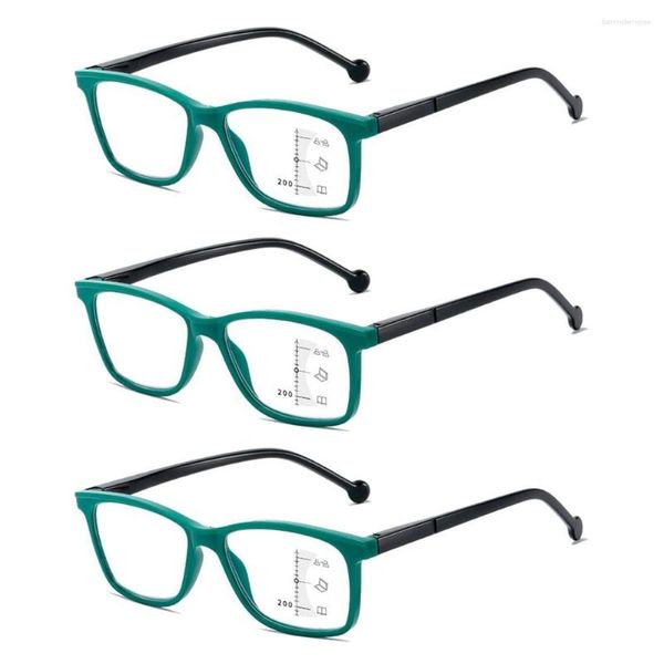 Sonnenbrille Moderahmen Vintage Einfache Anti-Blaulicht Ultra Brille Lesen Progressiv Multifokal