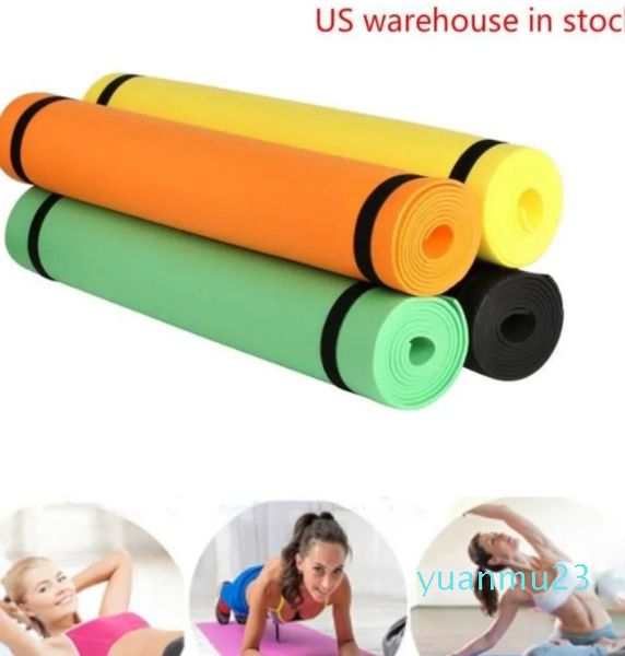 Yoga Mat Anti-Skid Spor Fitness Fitness Kalın Konfor Köpük Egzersiz Yoga ve Pilates