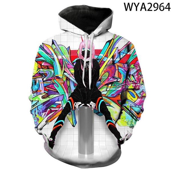 Herren Hoodies 2023 Graffiti Männer Frauen Kinder 3D-Druck Sweatshirt Lustige Kunst Sweatshirts Casual Junge Mädchen Kinder Cool Hoodie Pullover