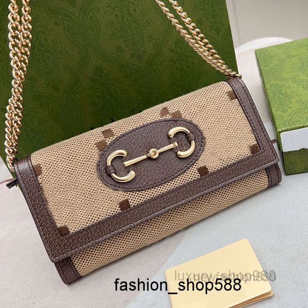 Moda Bolsa Mini Carteiras 5A Cross Body Designer Claic Chain Bag Mulheres Bolsas Velha Flor Crobody Envelope Sacos Ombro Carolder Bolsa Canvas Couro Metal Har