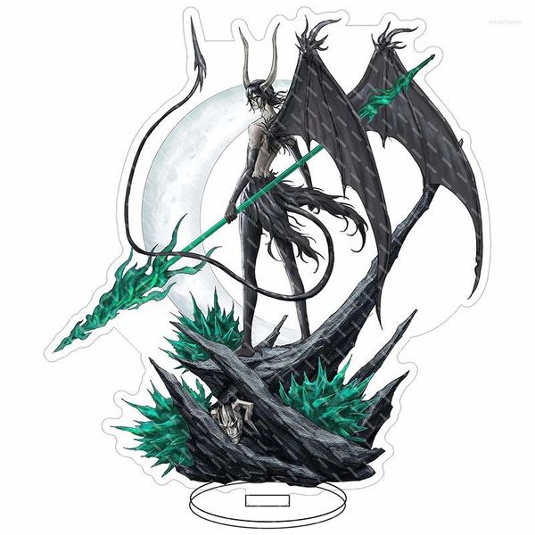 Chaveiros Anime Chaveiro Homens Bleach Chaveiro Mulheres Ulquiorra Cifer Placa Decoração Kurosaki Ichigo Acrílico Standing Accesorios Girl Gift