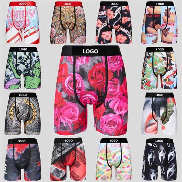 Designer Sommer Neue Trendy Männer Jungen Unterwäsche Unisex Boxer Hohe Qualität Shorts Hosen Schnelle Trockene Unterhose Mit Paket Bademode3007