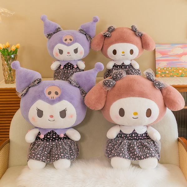 Atacado grande tamanho Kuromi brinquedo de pelúcia sofá dos desenhos animados almofadas bonecas de pelúcia kawaii crianças presente de aniversário decoração