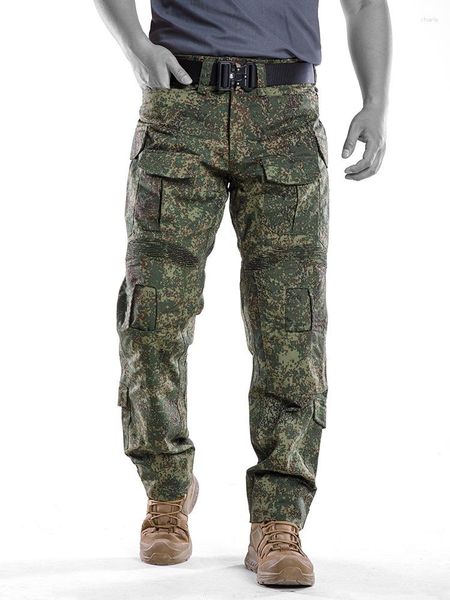 Calças masculinas G3 Combate tático para homens outono ao ar livre táticas de floresta calças com joelheiras carga casual trabalho macacão 42