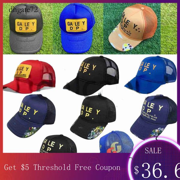 Baseball Cap Winter Hat Ultima patch ricamo da uomo da uomo Caps Gallery Lettering DEPT Curved Dept Brim Baseball Cap Fashion Letters Hat Printing TBDE TBDE