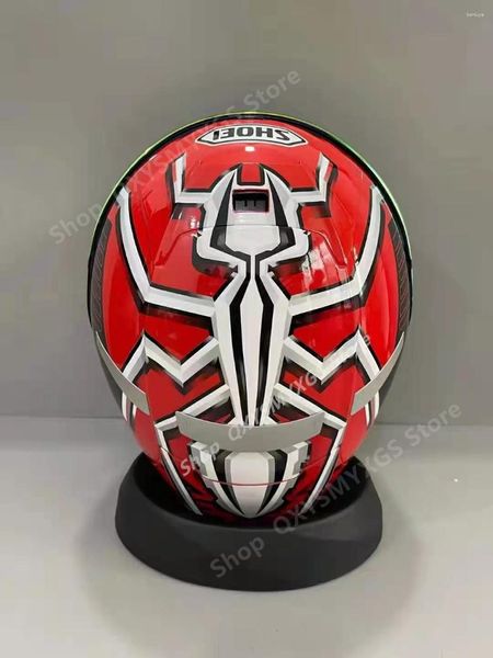 Capacetes de motocicleta X-Quatorze Capacete Full Face Shoei X14 Red Ant Motocross Racing Motorbike Equitação