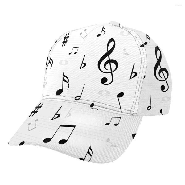 Бейсбольные кепки с музыкальными нотами от шеф-повара, спортивная бейсбольная кепка для мужчин и женщин, кепка с козырьком, уличная хип-хоп