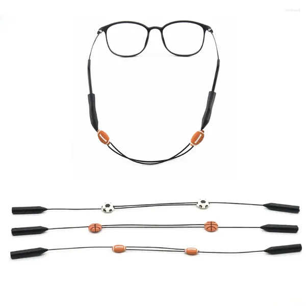 Acessórios de moda óculos de silicone cinta pescoço cabo esportes óculos óculos de sol corda titular