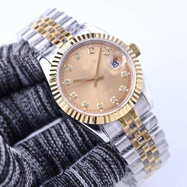 Diamond Watch Rolaxs İsviçre Mekanik Kol saatleri İş Çiftleri Elmas İzle Otomatik Mekanik Saatler 41 36 31mm İsteğe Bağlı Erkek Kilkesi Bayanlar WR HBE0